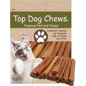 Top Dog Chews Turkey Tendon Round -Soft -Made in The USA -10oz (10oz)