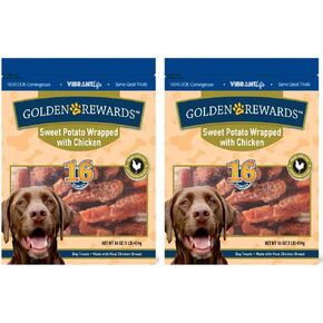 Golden Rewards Sweet Potato Wrapped with Chicken (16 oz, 2 Count)