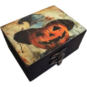 Skull Head Trinket Box Small Jewelry Keepsake Box | Gothic Skeleton lovers Gift Idea, Skull's Soul Spiritual for Girls, Women, Men, Gift Idea, Home Décor (3SKS)