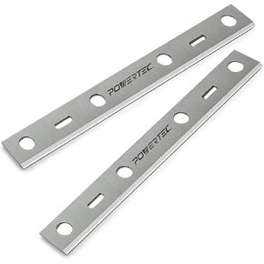 POWERTEC 14801V 6-Inch HSS Jointer Knives for Delta 37-070, JT160, Set of 2