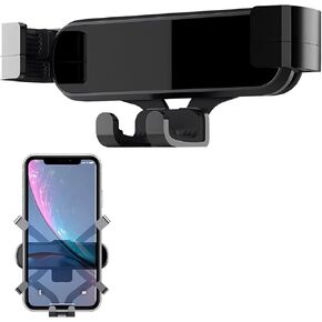 Car Phone Mount, 360° Rotatable Automotive Phone Holder with Vent Clip, Hand Free Air Vent Phone Auto Mount fits for Most Cell Phones, Universal Interior Car Accessories (Red)