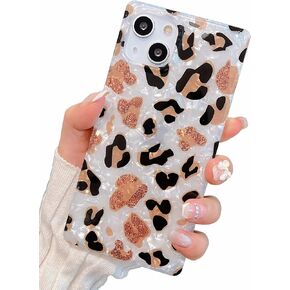 BANAILOA Compatible with iPhone 16 Pro Case Rectangle Edge for Women,Luxury Sparkle Colorful Shell Case Protective Soft Slim Girly Phone Cover for Phone 16 Pro - 6.3 inch (Colorful Shell)