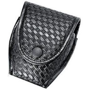 حقيبة Uncle Mike's Mirage Basketweave Duty Single Snap Close Cuff، باللون الأسود