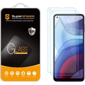 Supershieldz (2 Pack) Designed for Motorola Moto G Power (2021) [Not Fit for 2020 Version] Tempered Glass Screen Protector, Anti Scratch, Bubble Free