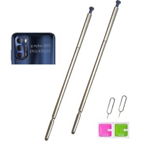 [2pcs Pen Pack] for Moto g Stylus (5G) 2022 Replacement s Pen,XT2215 Stylus Pen Replacement Parts for Moto-rola Moto G Stylus (5G) 2022 XT2215 XT2215-1 XT2215-4 6.8 Inches (Steel Blue)