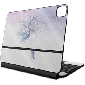Glossy Glitter Skin Compatible With Apple Magic Keyboard for iPad Pro 13‑inch (M4) 2024 - Long Way To Fuji - Premium 3M Vinyl Protective Decal Cover - Easy To Apply | Crafted in the USA by MightySkins