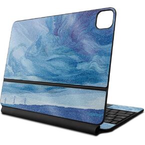 Glossy Glitter Skin Compatible with Apple Magic Keyboard for iPad Pro 13‑inch (M4) 2024 - Cell Phone Towers - 3M Vinyl Protective Decal Cover - Easy to Apply | Crafted in The USA by MightySkins