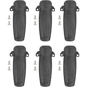 6PCS Belt Clips for TC-610 TC-500S TC-508 TC-700 TC-780 Dual Way Radio Intercom Accessories, Portable Dual Way Talk Radio Clip Replacement