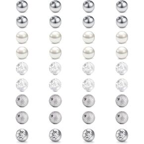 Briana Williams 16G 3mm Replacement Balls & 14G 5mm Piercing Balls & 16G 18G 2.5mm-8mm Piercing Balls for Body Jewelry Piercing Barbell Parts