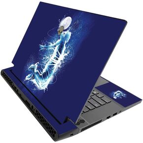 MightySkins Skin for Alienware M15 R3 (2020) & M15 R4 (2021) - Jump to The Moon | Protective Viny wrap | Easy to Apply and Change Style | Made in The USA