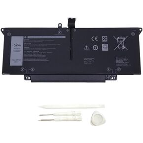 JHT2H Laptop Battery Replacement for Dell Latitude 7310 7410 Series Notebook P34S P34S001 0WY9MP 04V5X2 HRGYV 0HRGYV 7.6V 52Wh