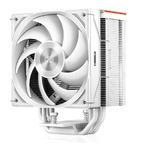PCCOOLER CPS RZ400 CPU Cooler 240W CPU Air Cooler CPU Fan 4 HeatPipe CPU Cooling System PWM 2200RPM Fans, Air Cooler for Intel LGA 115X/1700,AM4/AM5 WH