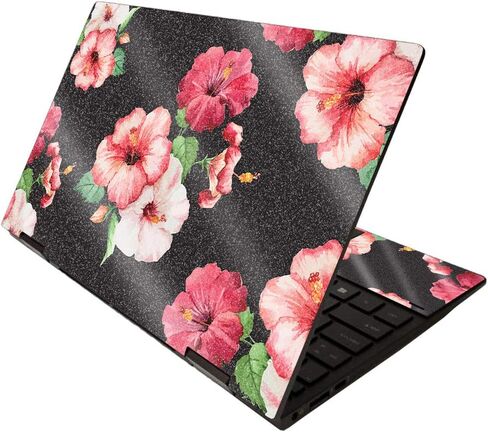 MightySkins Glossy Glitter Skin for HP Envy x360 13" (2020) - Bouquet | Protective, Durable High-Gloss Glitter Finish | Easy to Apply, Remove, and Change Styles | Made in The USA in Saudi Arabia