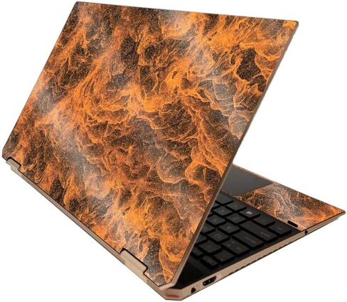 MightySkins غلاف لامع لجهاز HP Spectre x360 15 "(2020) - أسود دوامي | لمسة نهائية لامعة واقية ومتينة شديدة اللمعان | سهل التطبيق والإزالة وتغيير الأنماط | صنع في الولايات المتحدة الأمريكية in Saudi Arabia
