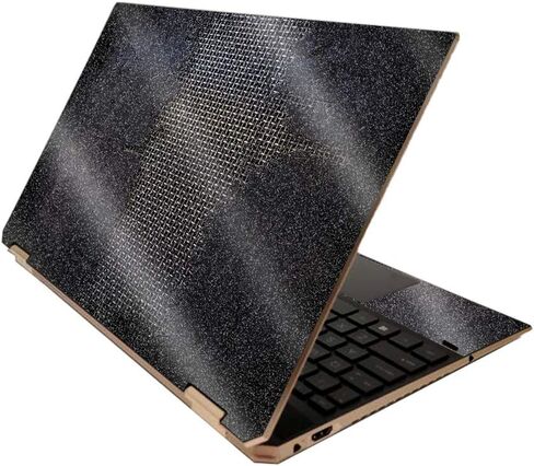 MightySkins غلاف لامع لجهاز HP Spectre x360 15 "(2020) - أسود دوامي | لمسة نهائية لامعة واقية ومتينة شديدة اللمعان | سهل التطبيق والإزالة وتغيير الأنماط | صنع في الولايات المتحدة الأمريكية in Saudi Arabia