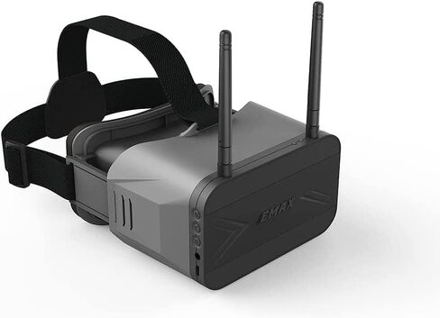 EMAX Transporter 2 FPV Goggles مدمج DVR شاشة قابلة للفصل محمولة 5.8 جيجا هرتز لسباق الطائرات بدون طيار Tinyhawk Nanohawk Tiny Whoop Micro Quads in Kuwait