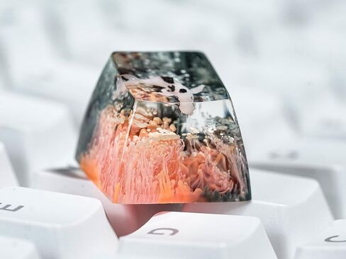 DATKEY خلفية برتقالية وسوداء، أغطية مفاتيح Koi Artisan Keycap، أغطية مفاتيح لوحة المفاتيح Koi الراتنج، أغطية مفاتيح لطيفة، أغطية مفاتيح حرفية، أغطية مفاتيح جمالية، أغطية مفاتيح مخصصة، هدايا Koi لمحبي الألعاب، رجل اللاعب في الذكرى السنوية in Saudi Arabia