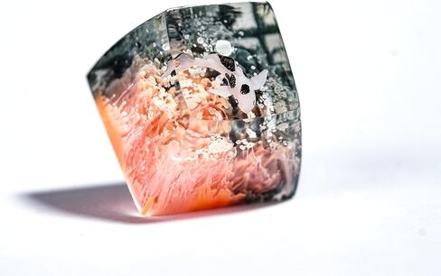 DATKEY خلفية برتقالية وسوداء، أغطية مفاتيح Koi Artisan Keycap، أغطية مفاتيح لوحة المفاتيح Koi الراتنج، أغطية مفاتيح لطيفة، أغطية مفاتيح حرفية، أغطية مفاتيح جمالية، أغطية مفاتيح مخصصة، هدايا Koi لمحبي الألعاب، رجل اللاعب في الذكرى السنوية in Saudi Arabia