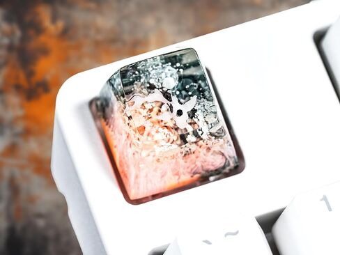 DATKEY خلفية برتقالية وسوداء، أغطية مفاتيح Koi Artisan Keycap، أغطية مفاتيح لوحة المفاتيح Koi الراتنج، أغطية مفاتيح لطيفة، أغطية مفاتيح حرفية، أغطية مفاتيح جمالية، أغطية مفاتيح مخصصة، هدايا Koi لمحبي الألعاب، رجل اللاعب في الذكرى السنوية in Saudi Arabia