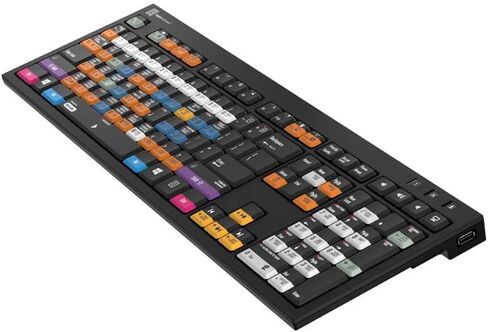 لوحة مفاتيح Logickeyboard مصممة لـ Blender 3D - لوحة مفاتيح PC Nero Slimline - LKB-BLEN-BJPU-US in Kuwait