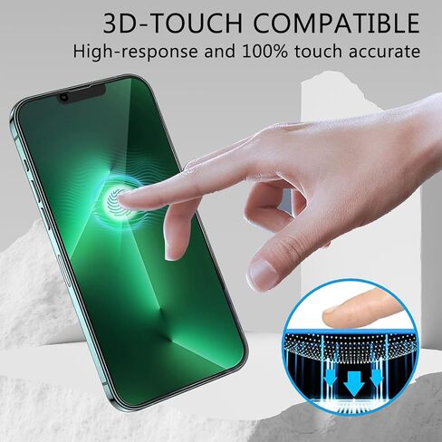 عبوتان من واقي شاشة الخصوصية لهاتف iPhone 13 Pro Max/iPhone 14 Plus مقاس 6.7 بوصة، طبقة زجاجية مقواة مضادة للتجسس ومضادة لبصمات الأصابع وخالية من الفقاعات in Saudi Arabia