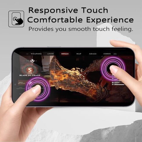عبوتان من واقي شاشة الخصوصية لهاتف iPhone 13 Pro Max/iPhone 14 Plus مقاس 6.7 بوصة، طبقة زجاجية مقواة مضادة للتجسس ومضادة لبصمات الأصابع وخالية من الفقاعات in Saudi Arabia