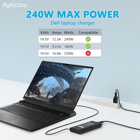 شاحن كمبيوتر محمول USB C نحيف 65 وات جديد لأجهزة Dell Latitude 5520 5420 5320 7420 7410 5290 Chromebook 3100 5190 2in1 XPS 13 9350 9380 9360 DA65NM190 LA65NM190 شحن سريع محول طاقة للكمبيوتر المحمول للسفر من النوع C in Kuwait