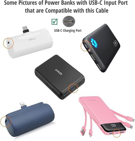 USB-C Charger Cable, 3.3 FT Fast Charging Cable for iPhone 15/15 Pro/15 Plus/15 Pro Max, Samsung Galaxy S21 S20 S10 S9 S8, Note 20 10 9 8, Black in Saudi Arabia