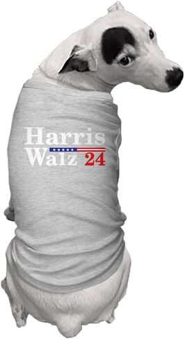 Harris Walz 24 - Vote Democrat Dog Shirt (Royal Blue, Small) in Saudi Arabia