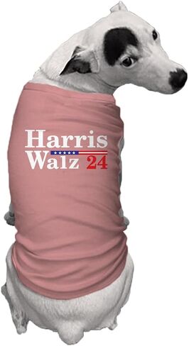 Harris Walz 24 - Vote Democrat Dog Shirt (Royal Blue, Small) in Saudi Arabia