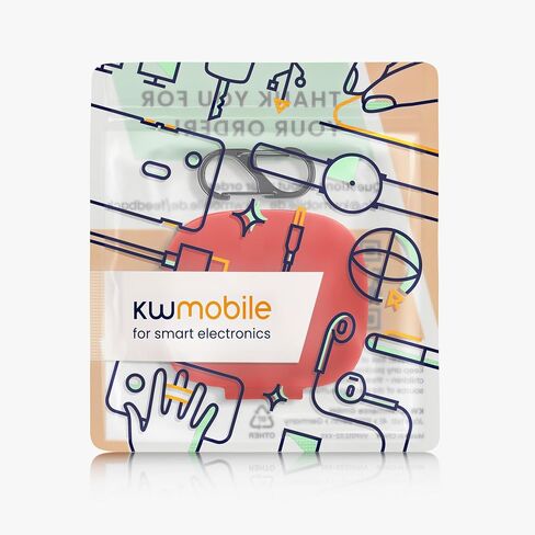 kwmobile Case Compatible with JBL Live Pro 2 TWS Case - Silicone Cover Holder for Earbuds - Red in Saudi Arabia