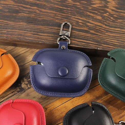 Leather Earphones Case Compatible with JBL Tune Buds, Cute Wireless Bluetooth Shockproof Protector Cover Earphone Charging Box (Black) in Saudi Arabia