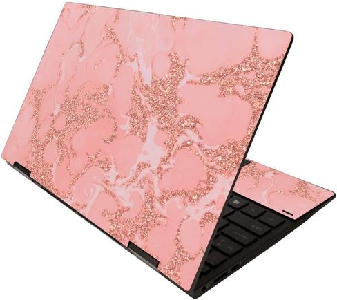 MightySkins Skin for HP Envy x360 13" (2020) - Flashy Marble | Protective, Durable, and Unique Vinyl Decal wrap Cover | Easy to Apply, Remove, and Change Styles | Made in The USA in Saudi Arabia