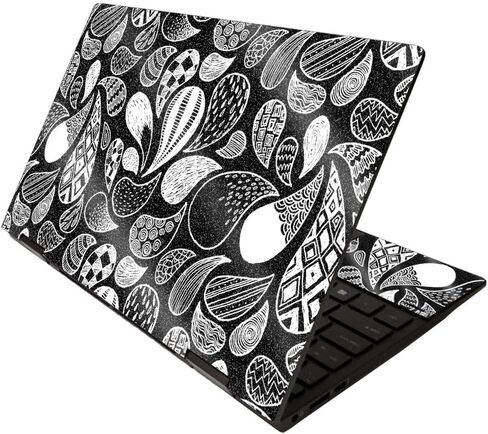 MightySkins Glossy Glitter Skin for HP Envy x360 13" (2020) - Rorschach | Protective, Durable High-Gloss Glitter Finish | Easy to Apply, Remove, and Change Styles | Made in The USA in Saudi Arabia