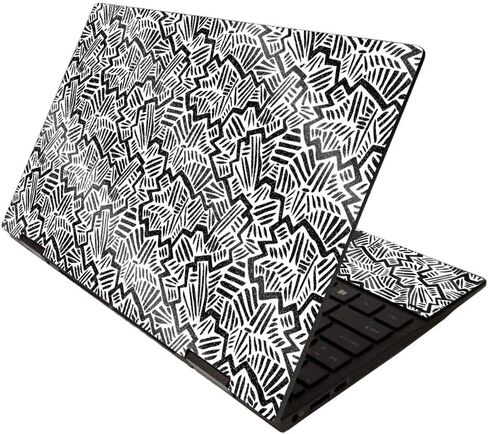 MightySkins Glossy Glitter Skin for HP Envy x360 13" (2020) - Rorschach | Protective, Durable High-Gloss Glitter Finish | Easy to Apply, Remove, and Change Styles | Made in The USA in Saudi Arabia