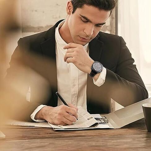 Vintage Leather Band Compatible with Samsung Galaxy Watch 7 Ultra 47mm, Top-Grain Genuine Leather Bracelet for Men Women in Saudi Arabia