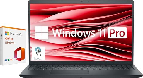 Dell Inspiron 15 Laptop, 15.6" FHD Touchscreen Business Laptop Computer, Intel Core i5-1235U 10-Core Processor, 32GB RAM 1TB SSD, Windows 11 Pro Laptop with Microsoft Office Lifetime License, Black in Saudi Arabia