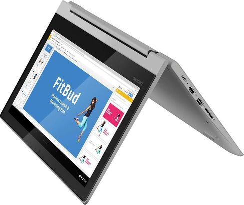 Lenovo Chromebook Flex 3 2-in-1 11.6" HD Touchscreen Laptop, MediaTek MT8173C Quad-Core Processor, 4GB RAM, 32GB eMMC, HDMI, Webcam, Wi-Fi, Bluetooth, Chrome OS, Platinum Gray, IFT Bundle in Saudi Arabia