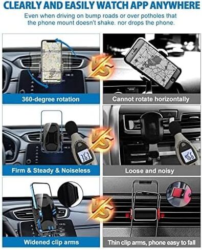 Cartist Car Phone Holder Mount Compatible with CR-V CRV 2017-2022 Accessories Adjustable Air Vent Mount Hands Free Holder Cradle Compatiable with All Smartphones in Saudi Arabia