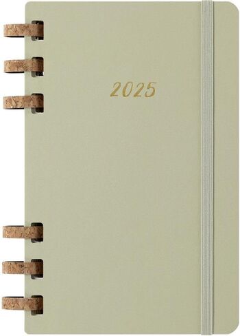 Moleskine Spiral 12 شهرًا 2024-2025 مخطط العام الأكاديمي، غطاء صلب، كبير (5 بوصة × 8.25 بوصة)، كيوي، 200 صفحة in Kuwait