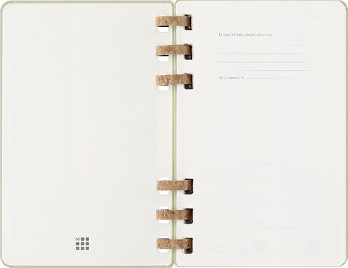 Moleskine Spiral 12 شهرًا 2024-2025 مخطط العام الأكاديمي، غطاء صلب، كبير (5 بوصة × 8.25 بوصة)، كيوي، 200 صفحة in Kuwait
