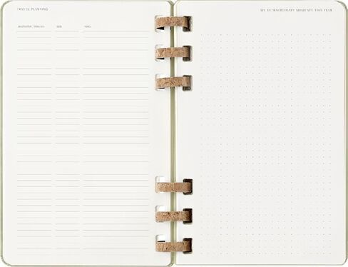 Moleskine Spiral 12 شهرًا 2024-2025 مخطط العام الأكاديمي، غطاء صلب، كبير (5 بوصة × 8.25 بوصة)، كيوي، 200 صفحة in Kuwait
