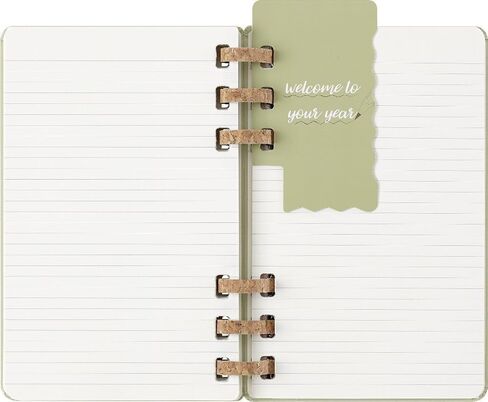 Moleskine Spiral 12 شهرًا 2024-2025 مخطط العام الأكاديمي، غطاء صلب، كبير (5 بوصة × 8.25 بوصة)، كيوي، 200 صفحة in Kuwait