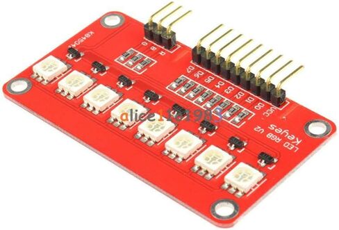 Gump's Grocery GRB LED Module LED SCM لوحة دوائر مطبوعة 5050 لـ Arduino AVR in Saudi Arabia
