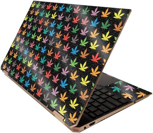 MightySkins Glossy Glitter Skin for HP Spectre x360 15" (2020) - Sticky Icky Icky | Protective, Durable High-Gloss Glitter Finish | Easy to Apply, Remove, and Change Styles | Made in The USA in Saudi Arabia