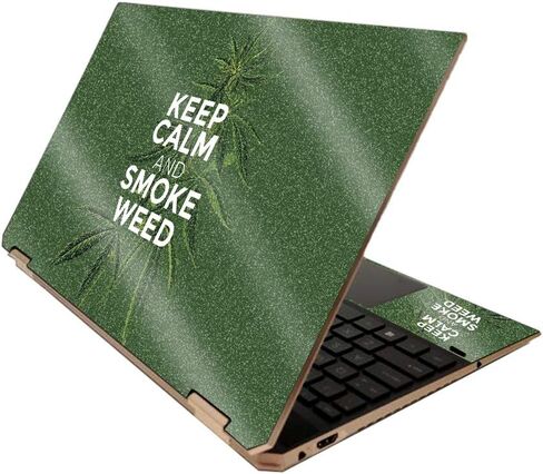 MightySkins Glossy Glitter Skin for HP Spectre x360 15" (2020) - Sticky Icky Icky | Protective, Durable High-Gloss Glitter Finish | Easy to Apply, Remove, and Change Styles | Made in The USA in Saudi Arabia