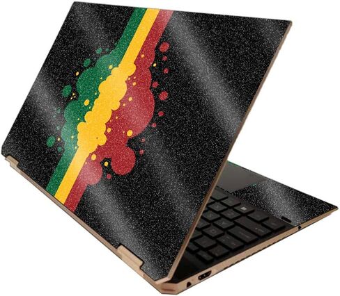 MightySkins Glossy Glitter Skin for HP Spectre x360 15" (2020) - Sticky Icky Icky | Protective, Durable High-Gloss Glitter Finish | Easy to Apply, Remove, and Change Styles | Made in The USA in Saudi Arabia