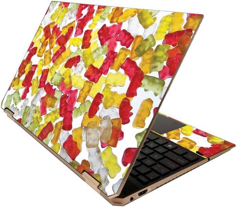 MightySkins Skin for HP Spectre x360 15" (2020) - Blue Avocados | Protective, Durable, and Unique Vinyl Decal wrap Cover | Easy to Apply, Remove, and Change Styles | Made in The USA in Saudi Arabia