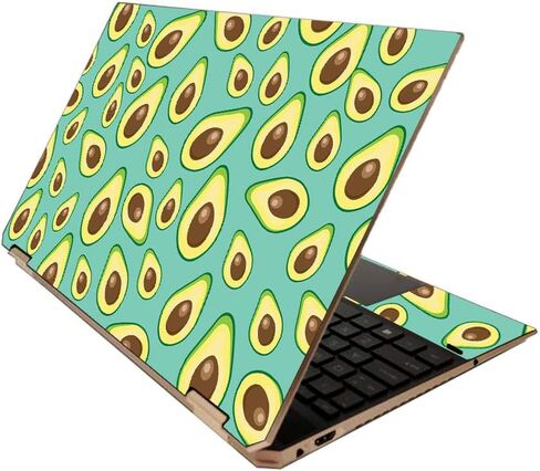 MightySkins Skin for HP Spectre x360 15" (2020) - Blue Avocados | Protective, Durable, and Unique Vinyl Decal wrap Cover | Easy to Apply, Remove, and Change Styles | Made in The USA in Saudi Arabia