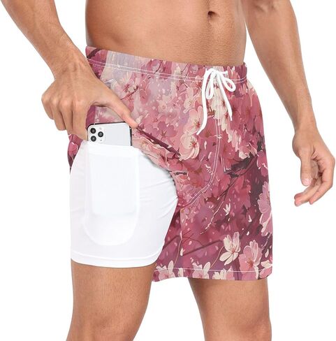 شورت رياضي للرجال 2 في 1 شورت للجري والتمارين الرياضية سريع الجفاف للرجال S-XXL، متعدد الألوان in Kuwait